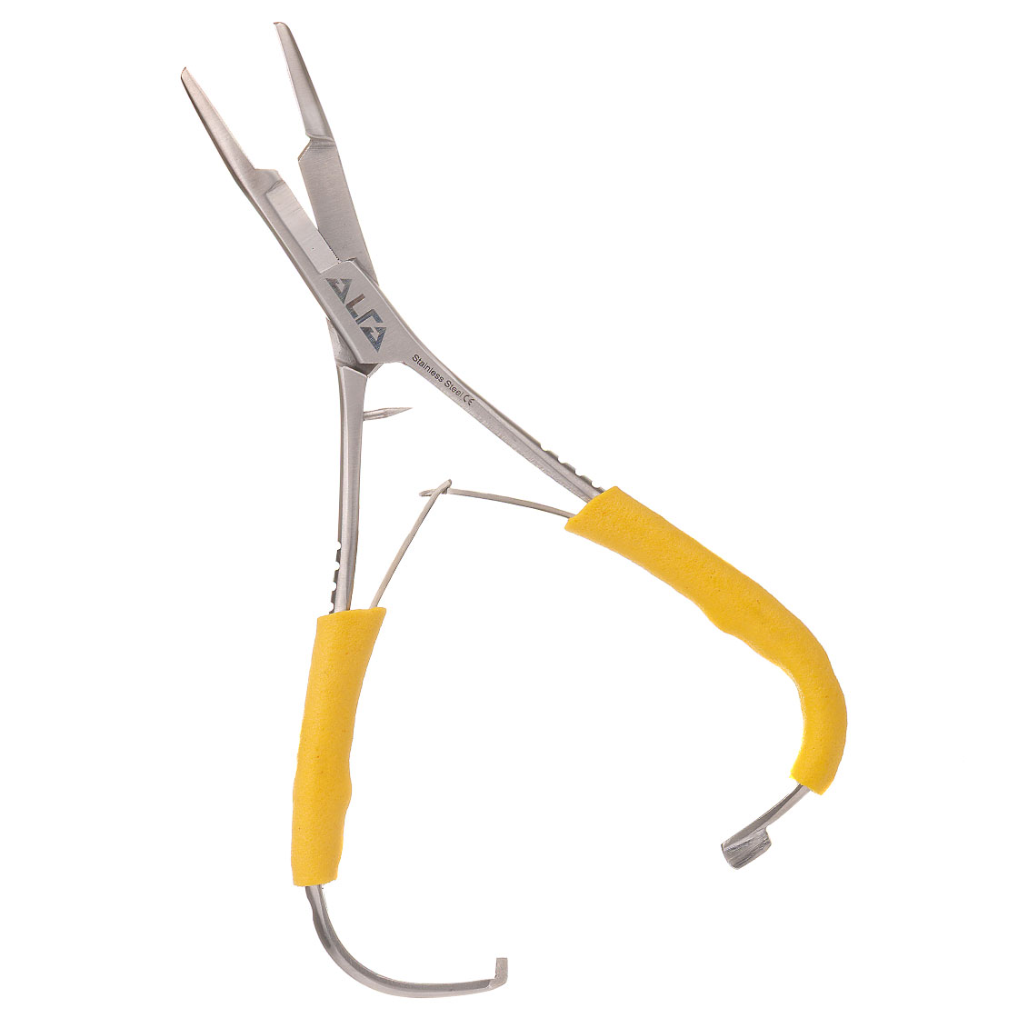 Alfa Mitten Scissor Forceps ciseaux à pince jaune