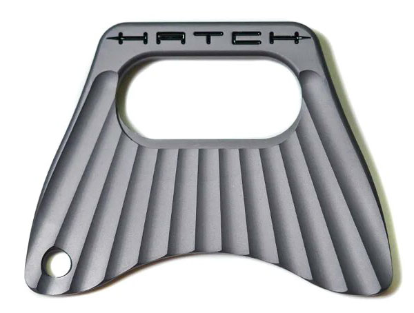 Hatch Fish Tail Bottle Opener Ouvre-bouteille Porte-clés gris