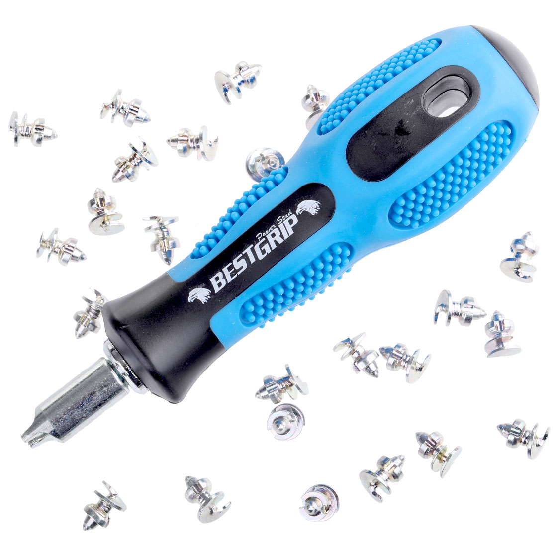 Textreme Tungsten Stud Kit for Rubber avec Power Tool pour semelle en caoutchouc