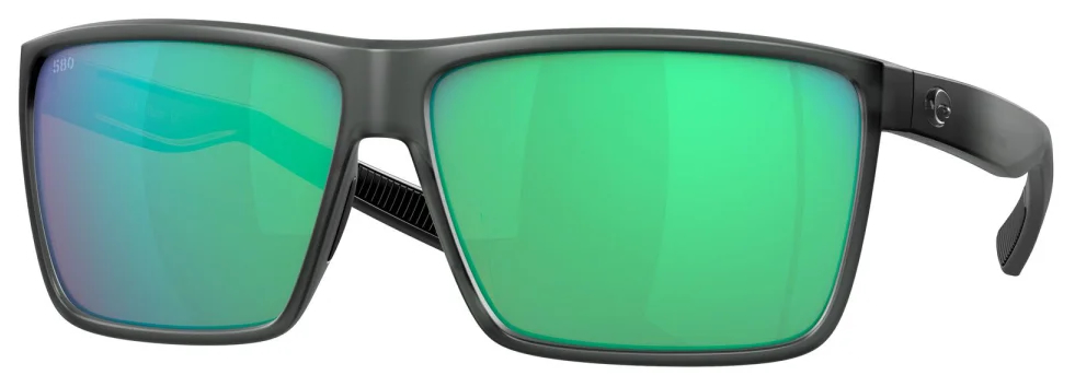 Costa Lunettes polarisantes Rincon #L Matte Smoke Crystal (Green Mirror 580G)