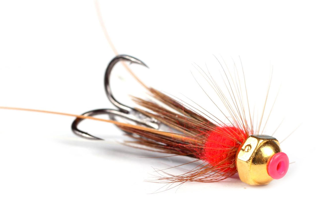Guideline Mouche tubulaire - Frances Hexagon red