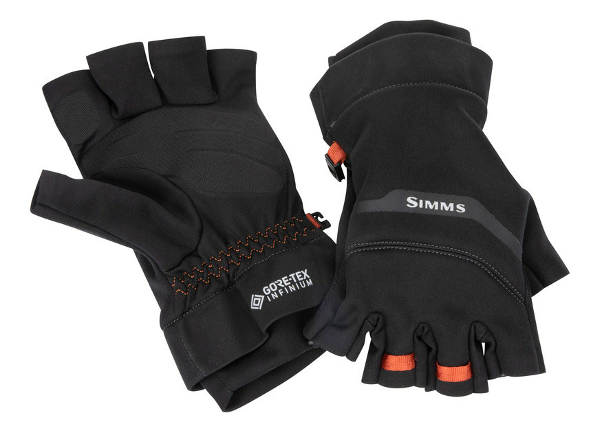 Gants Simms Gore Infinium Half Finger black
