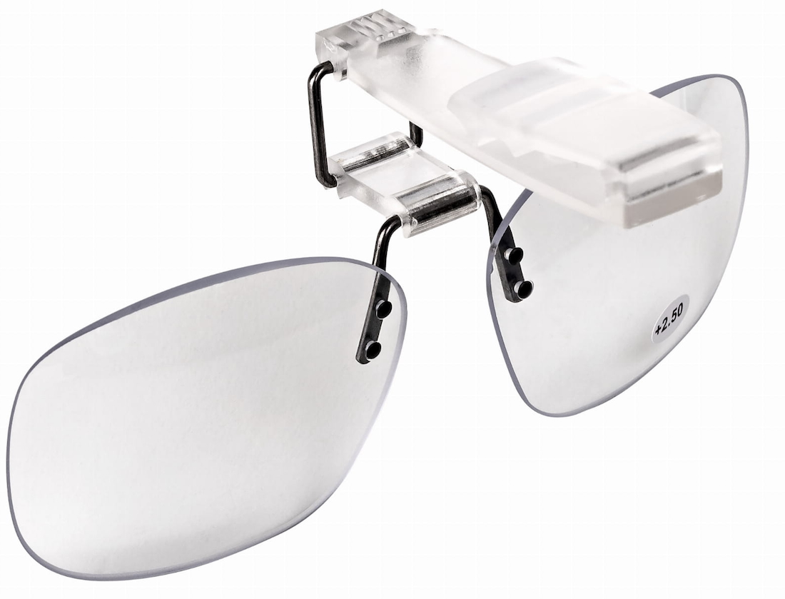 Traper Clip On Magnifier Aide au grossissement 2,5 - compartiment à fixer sur la casquette