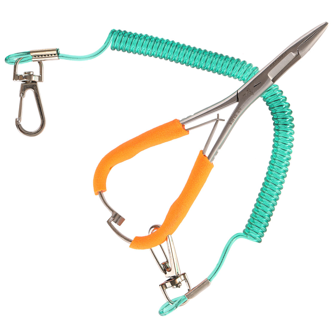 Dr. Slick Mitten Scissor Clamp 5" w/ Rubber Handle Pinces-ciseaux satinées