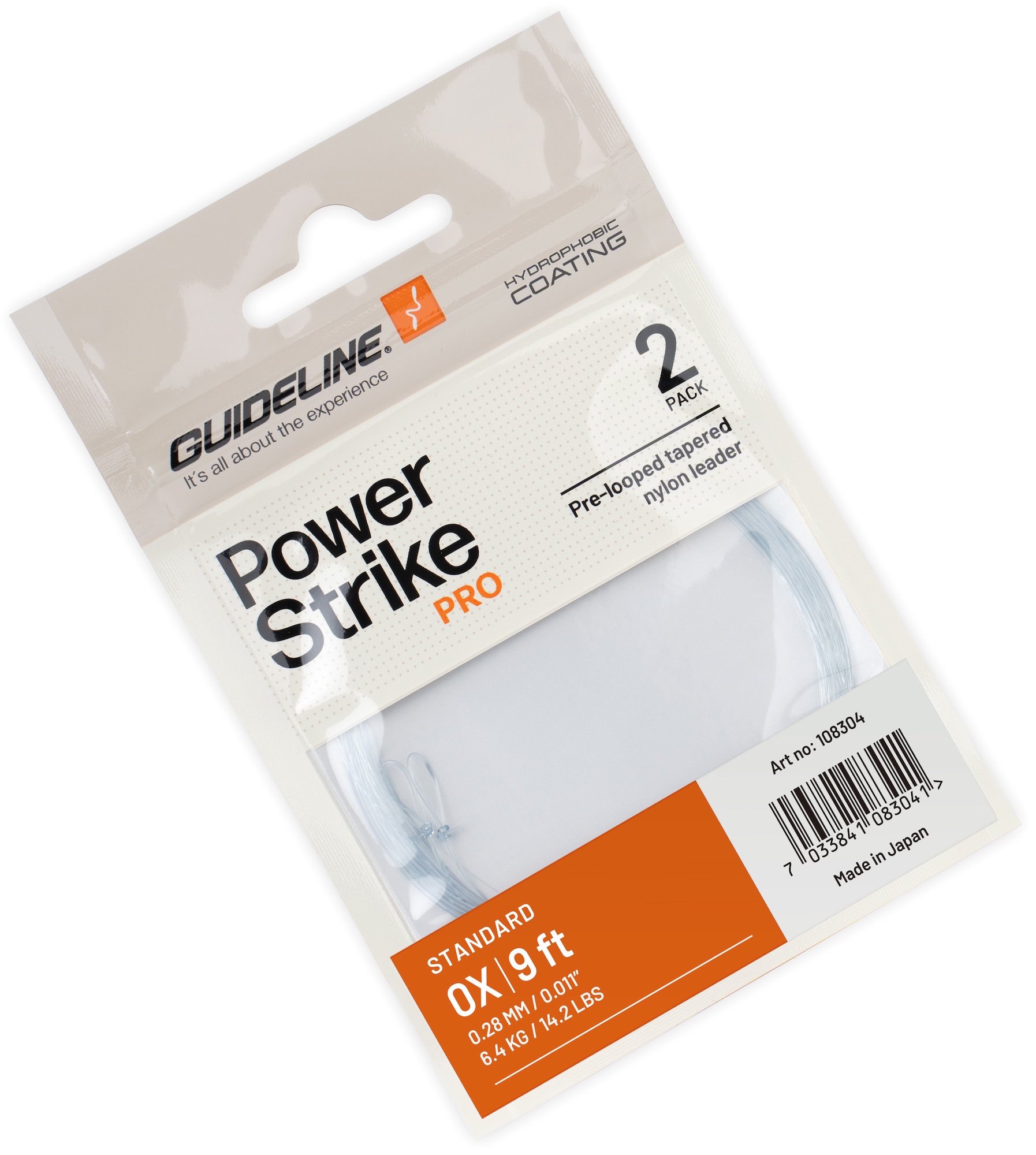 Guideline Standard 9 ft Tapered Leader Bas de ligne