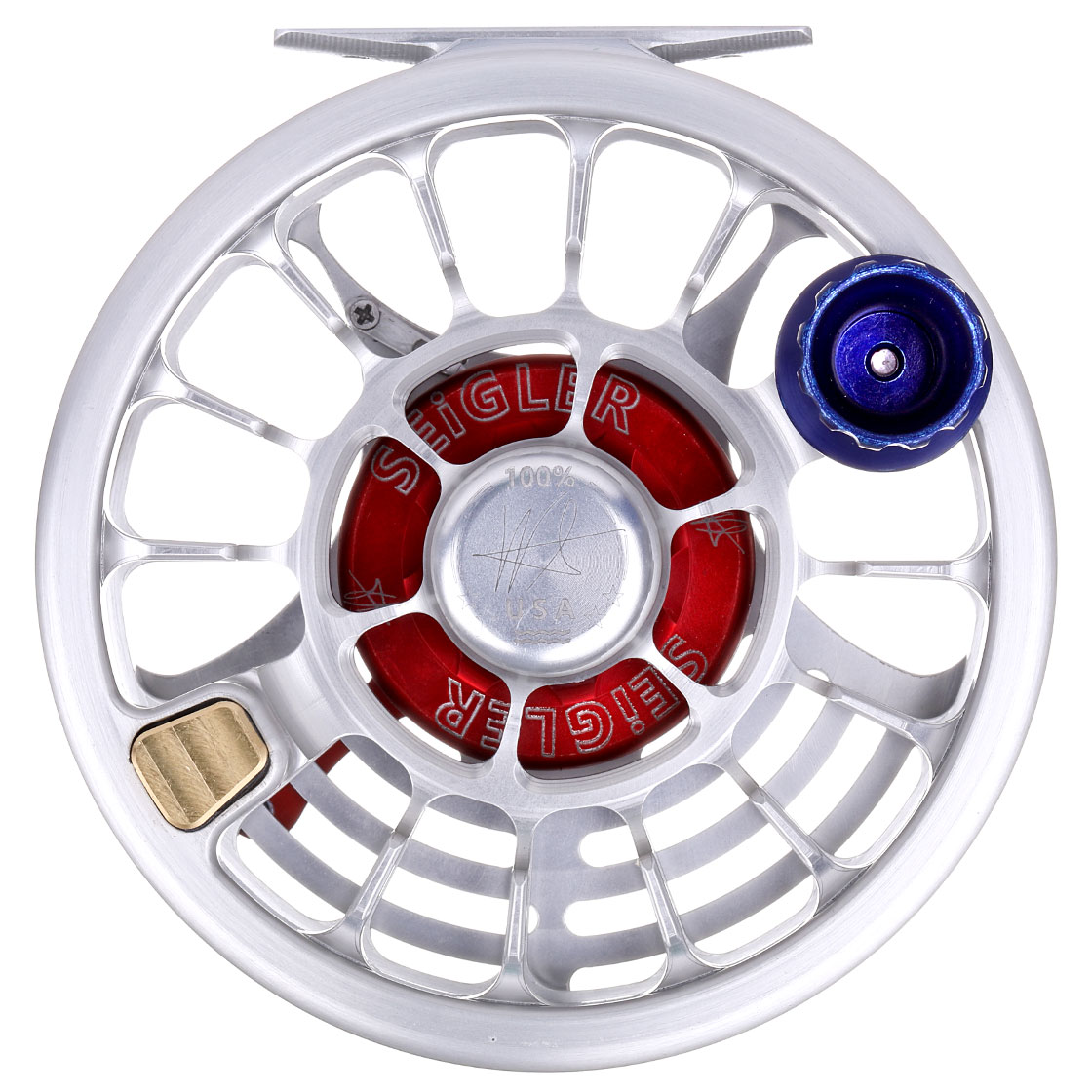 P-26114_Seigler-Fliegenrolle-silver-red-blue_detail-3