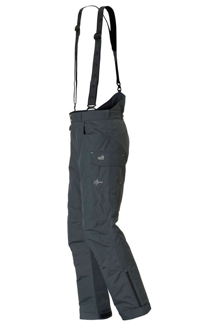 Geoff Anderson Barbarus Asimi pantalon doublé gris foncé