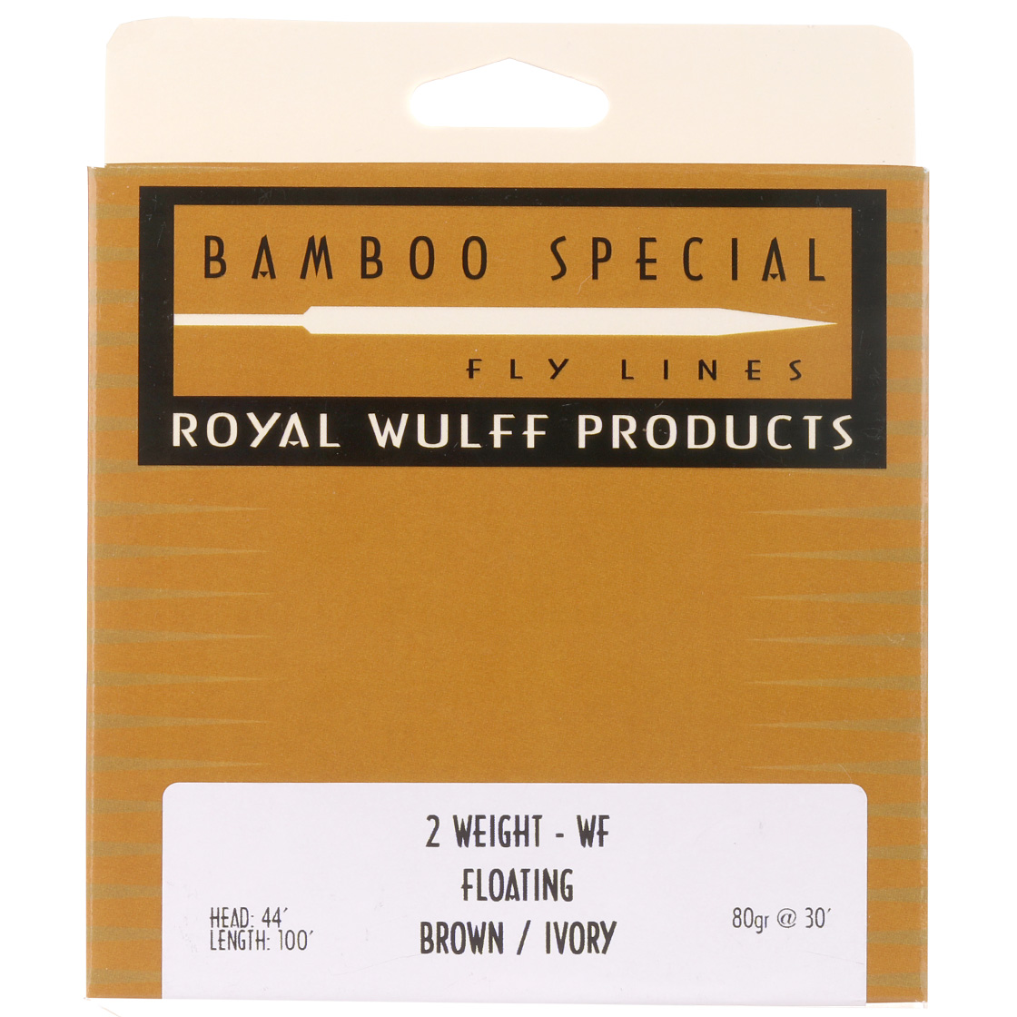 Royal Wulff Bamboo Special Floating WF ligne à mouche Ivory Brown