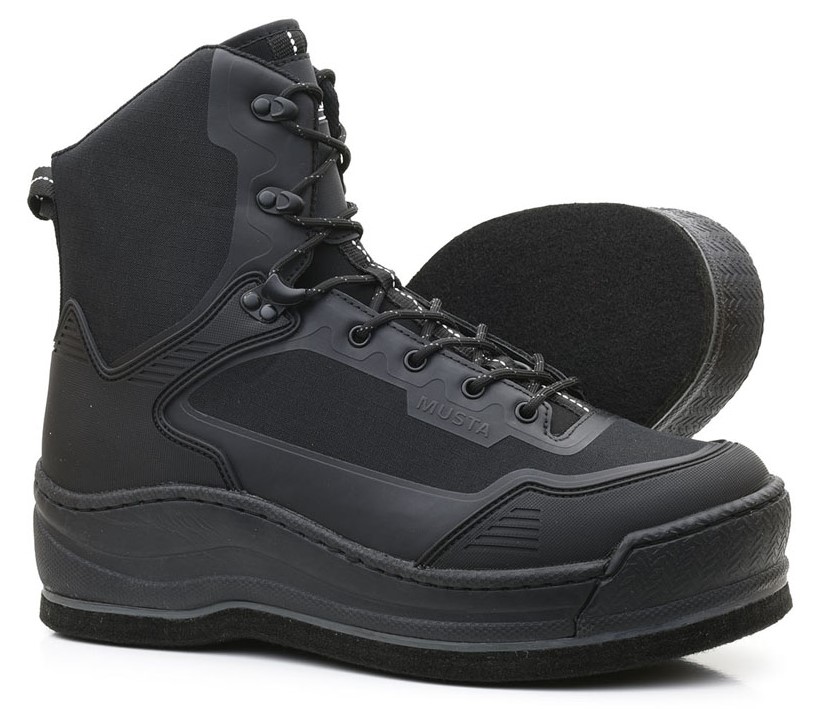 Vision MUSTA Chaussures de wading avec semelle en feutre
