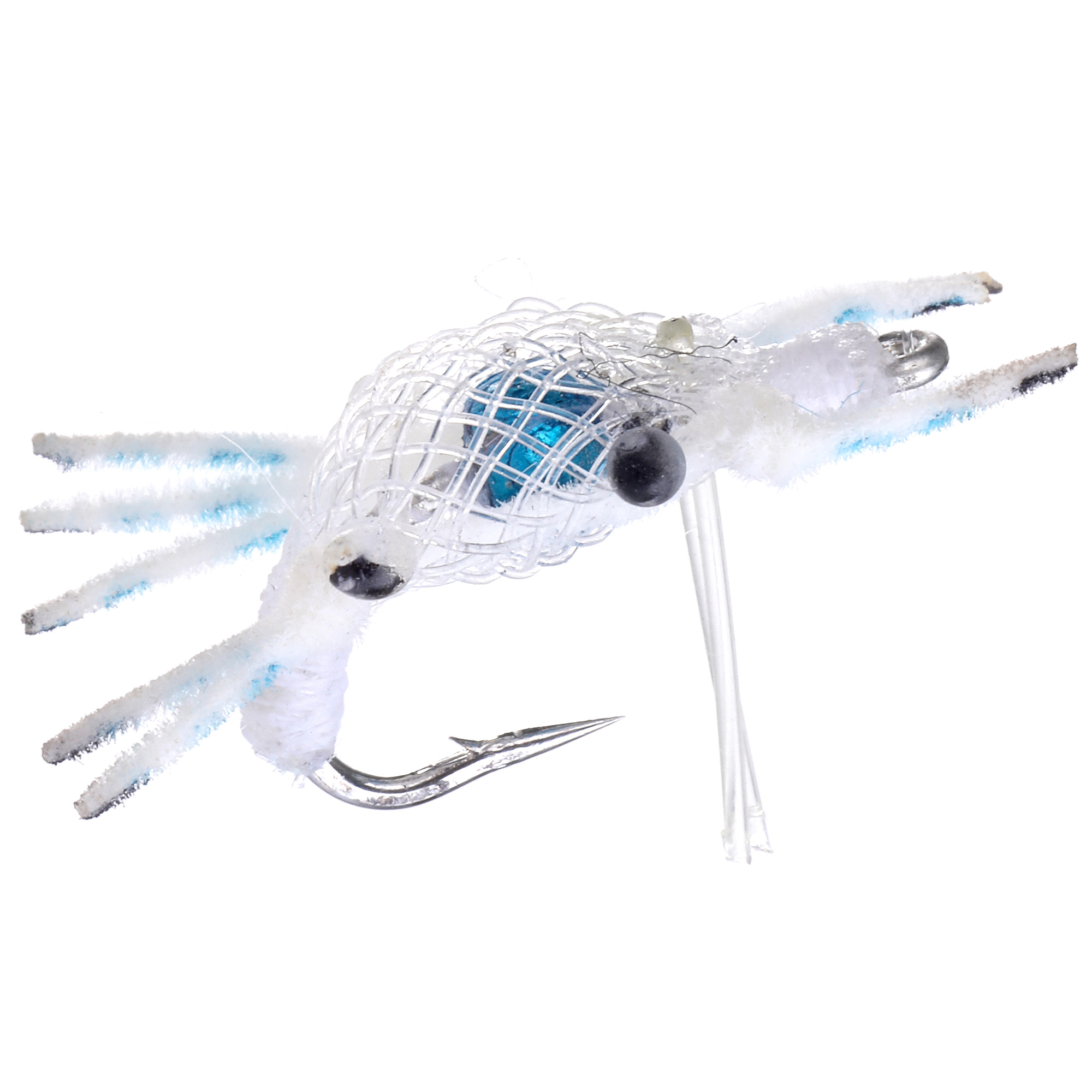 Superflies Alphlexo Crab Mini Clear White Leg Barred Blue Hotspot