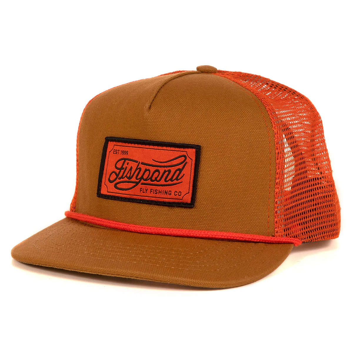 Fishpond Heritage Trucker Hat casquette sandbar/orange