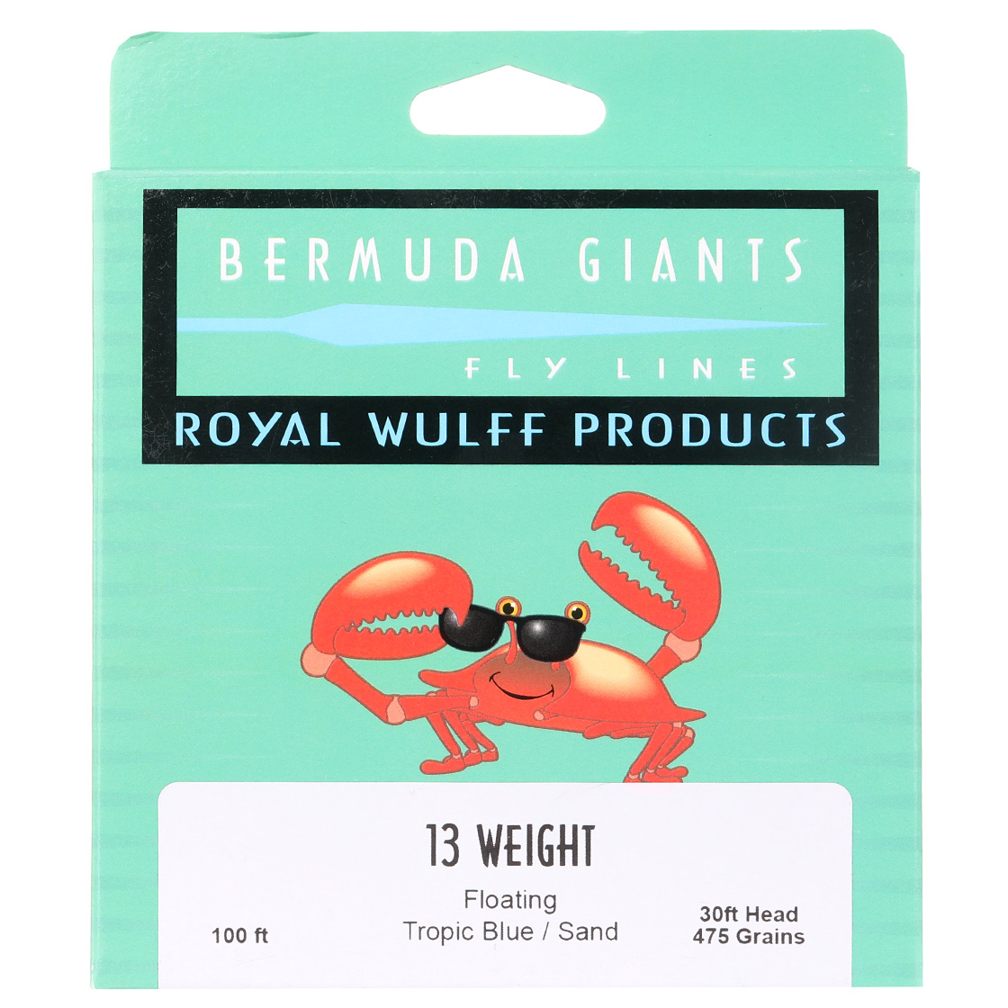 Royal Wulff Bermuda Triangle Taper Giants Floating 55lbs Power Core ligne à mouche Blue Sand