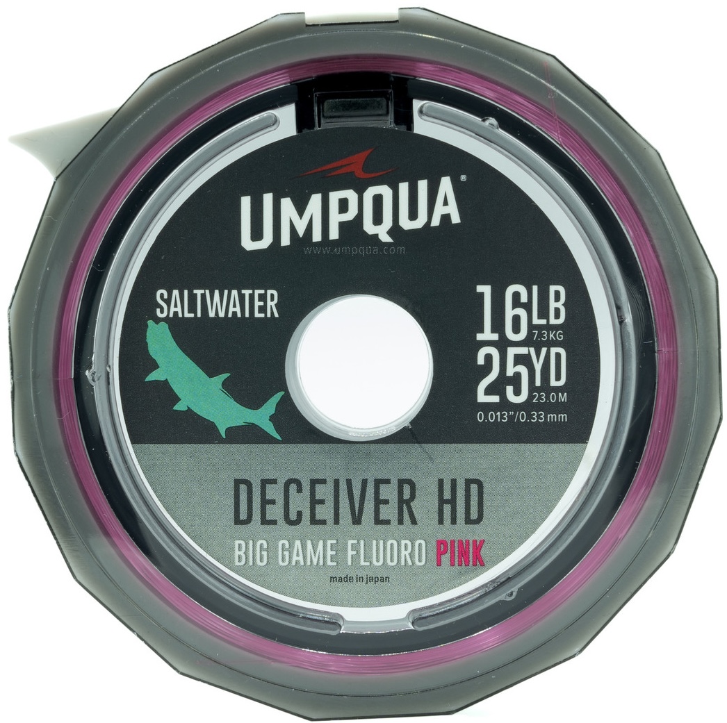 Umpqua Deceiver HD Big Game Fluorocarbone Tippet Pink 25yds Bas de ligne