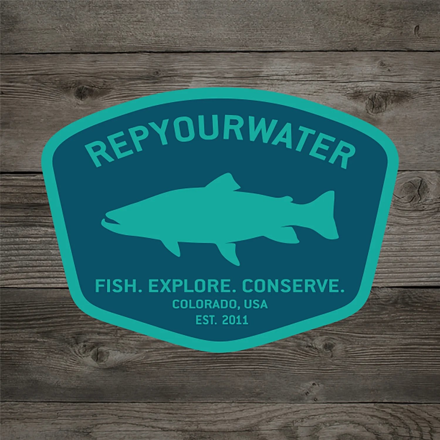 Badge autocollant RepYourWater