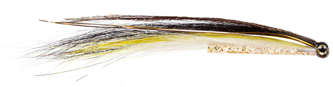 Guideline Mouche tubulaire - HKA Sunray Black & Yellow