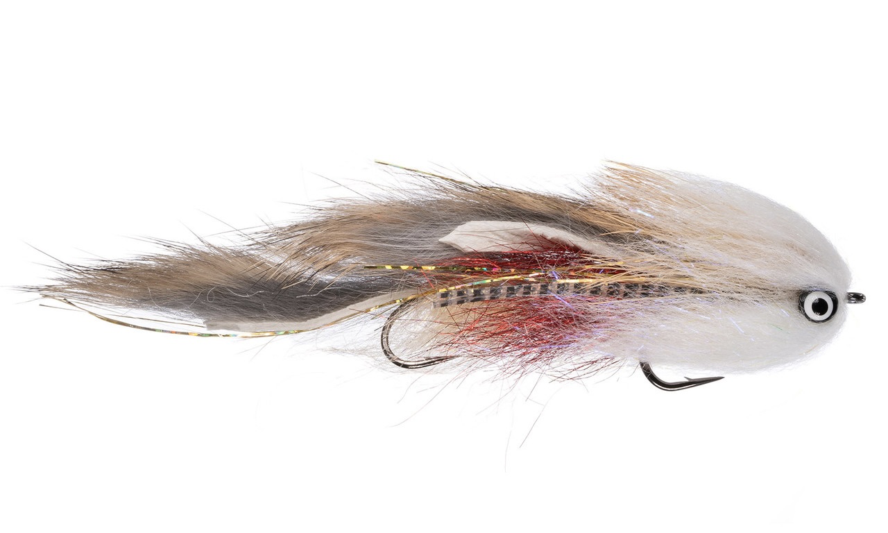 Umpqua Tandem Streamer Agent Scully White Grey