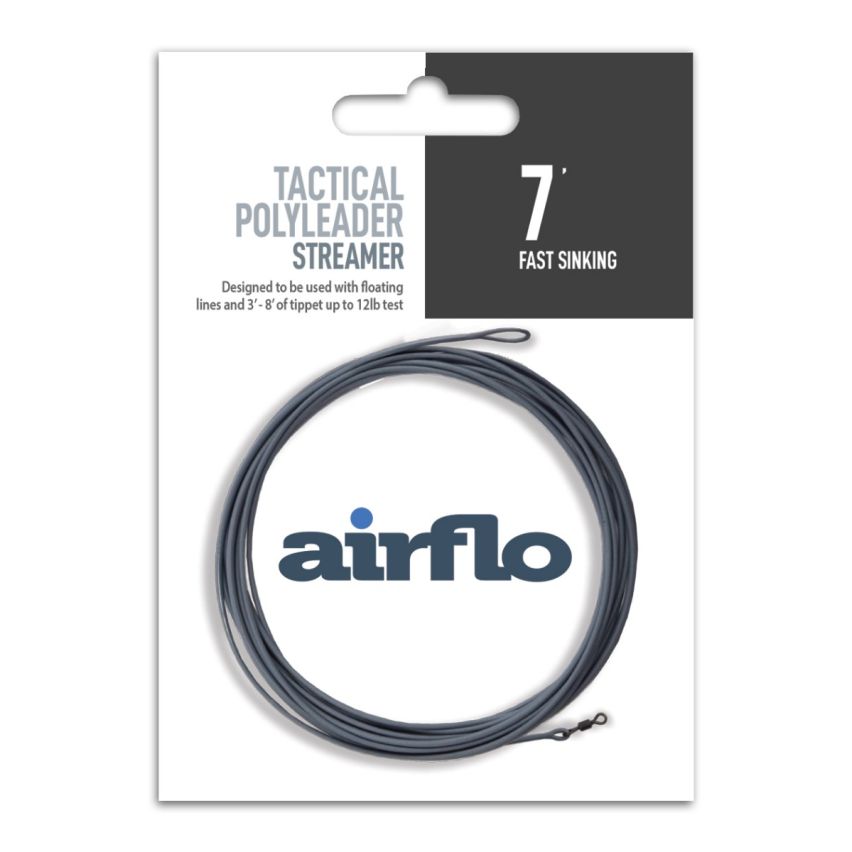 Airflo Tactical Polyleader - Streamer Fast Sink 7 ft Clear