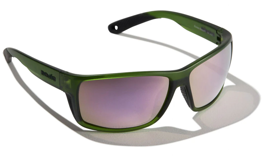Bajio lunettes polarisantes Bales Beach - Green Cerveza Matte (Rose Mirror Glass)