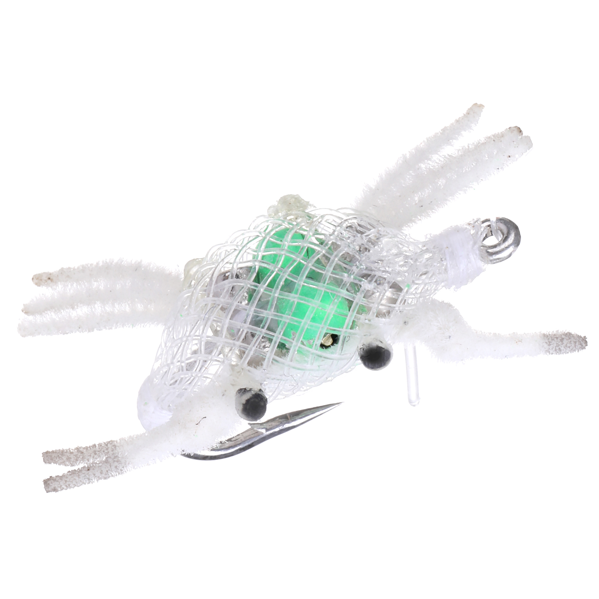 Superflies Alphlexo Crab Mini Clear White Leg Hot Spot Green