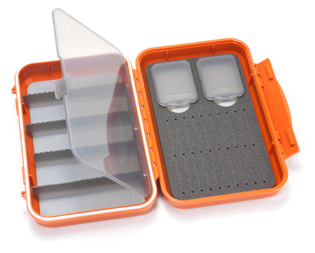 C&F Design CF-2405H boîte à mouches étanche pour mouches tubulaires burnt orange