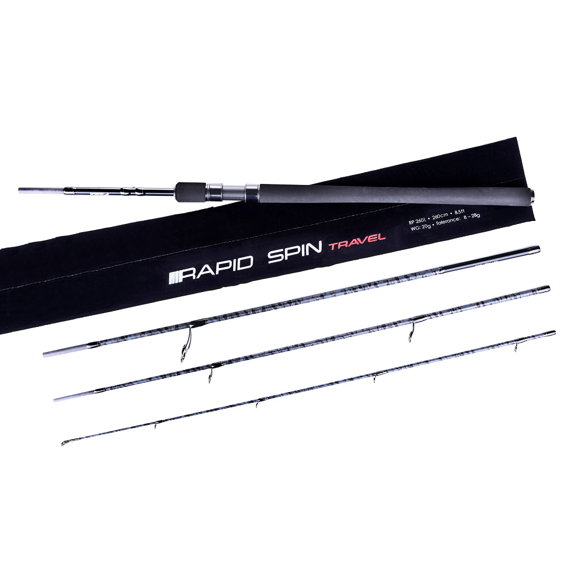 Sportex Rapid Travel Spin Spinning Rod 4-piece