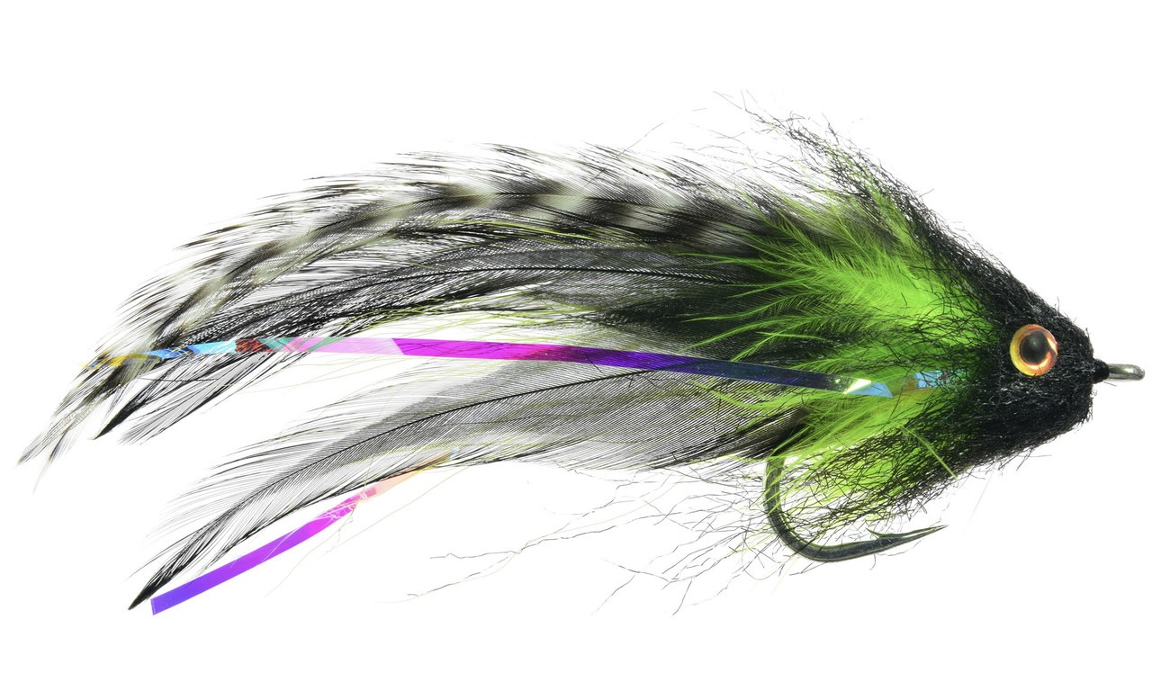 Umpqua Streamer Jungle Love Black Chartreuse #2/0