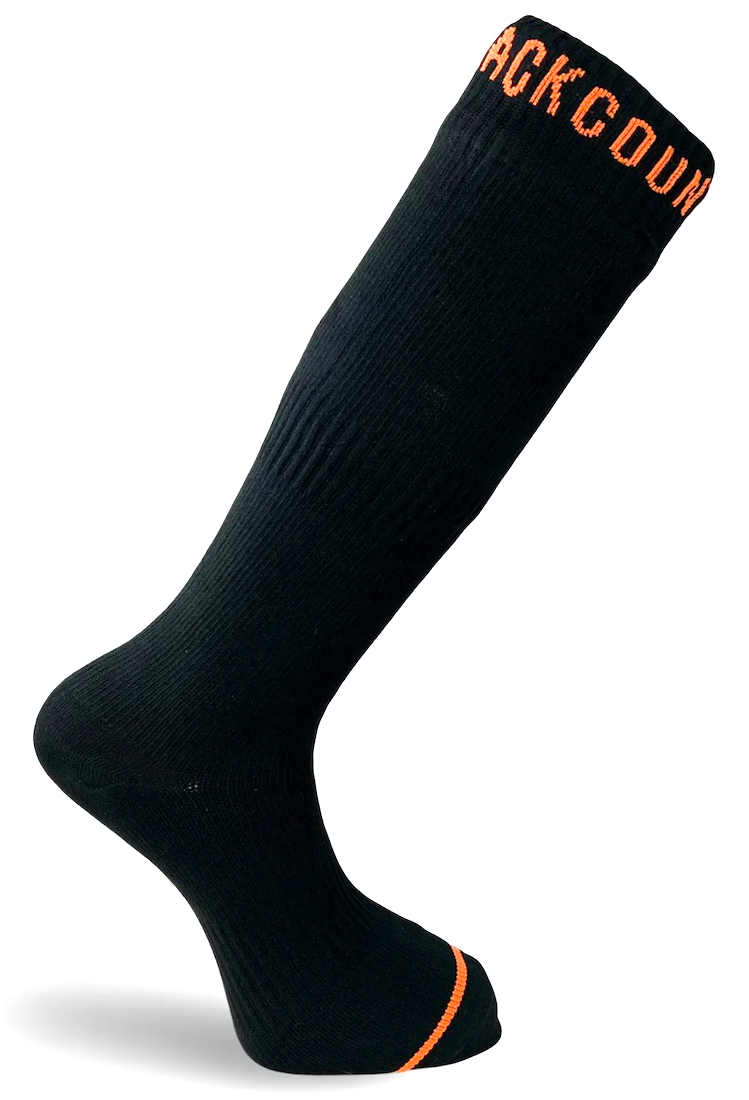 Backcountry Skinz Chaussettes imperméables en mérinos Knee High Noir
