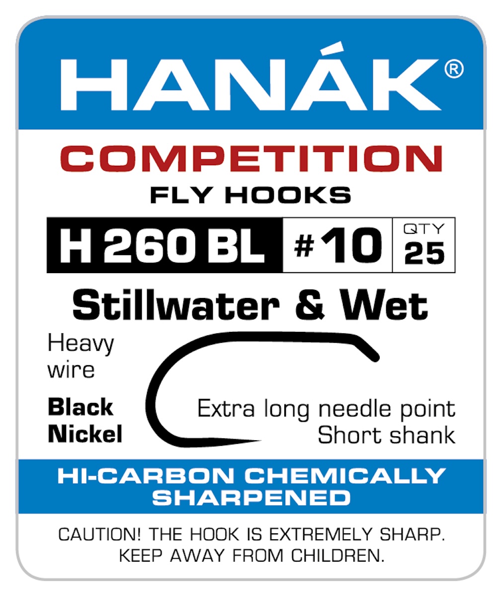 Hanak H 260 BL Hameçon Stillwater & Wet