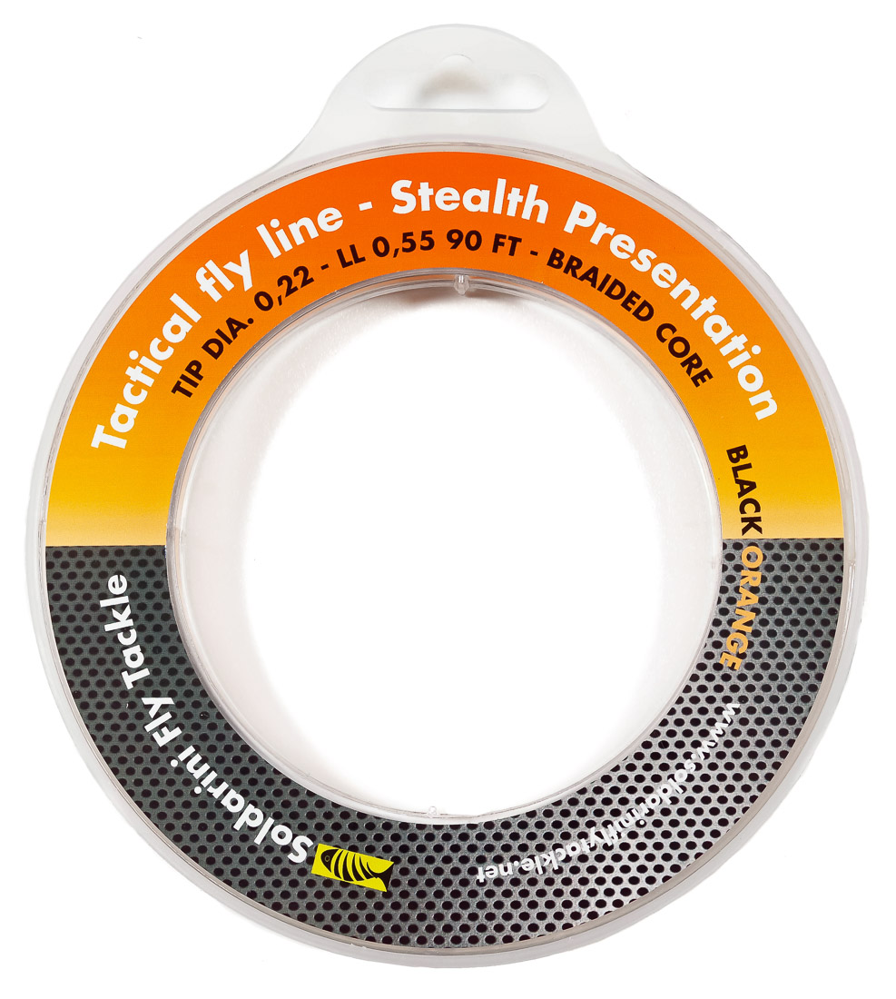 Soldarini Tactical Euro Nymph Fly Line Stealth Presentation ligne à mouche black/orange
