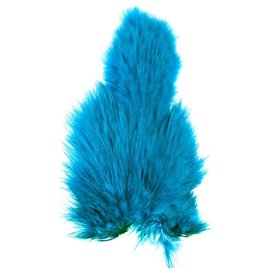 white dyed kingfisher blue