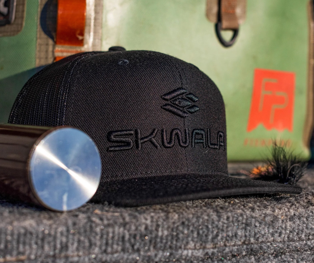 Casquette SKWALA Raised Flat Bill noire