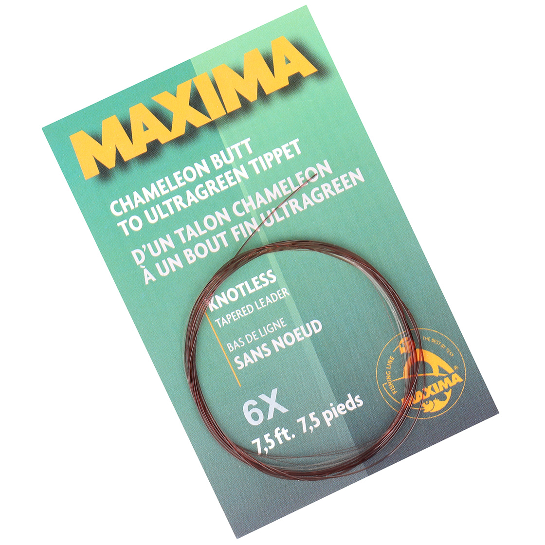 Maxima Knotless Tapered leader 7,5 ft bas de ligne conique