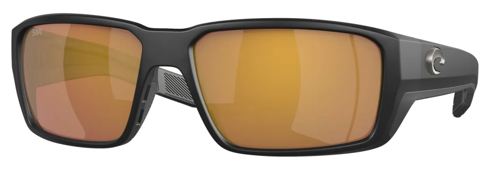 Costa lunettes polarisantes Fantail Pro Matte Black (Gold Mirror 580G)