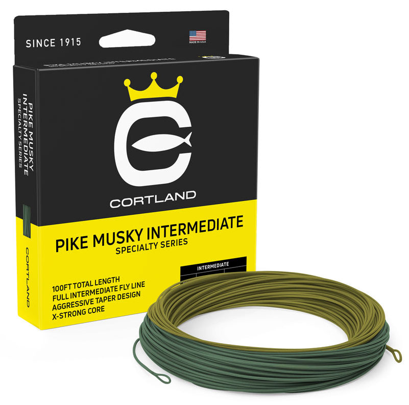 Cortland Pike Musky ligne à mouche intermédiaire