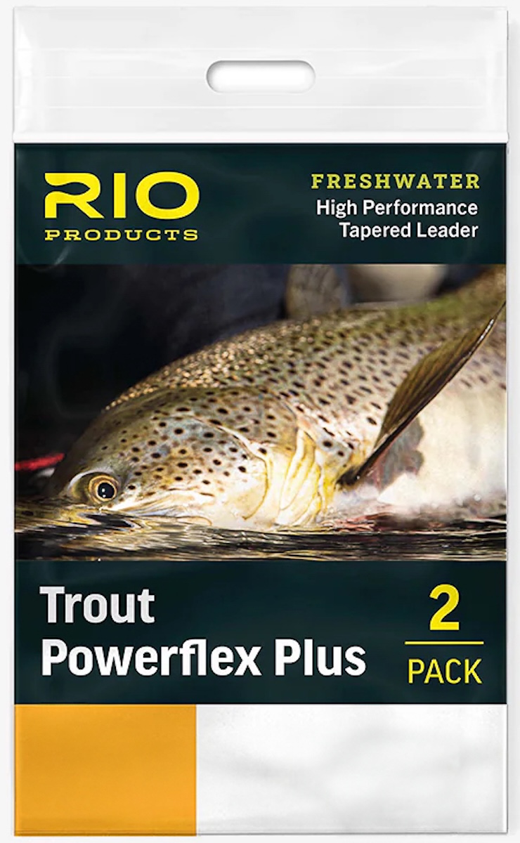 Rio Powerflex Plus 7,5 ft Tapered Leader 2 pc Pack Bas de ligne