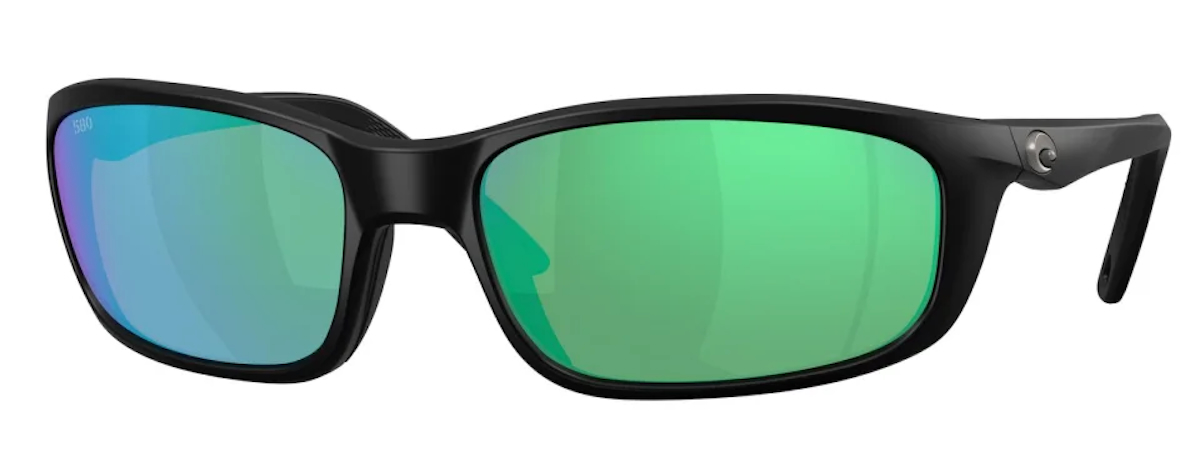 Costa lunettes polarisantes Brine II Matte Black Green Mirror 580P