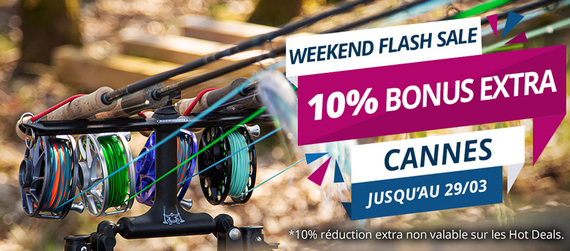 2-day Sale: 10% de réduction extra sur les cannes