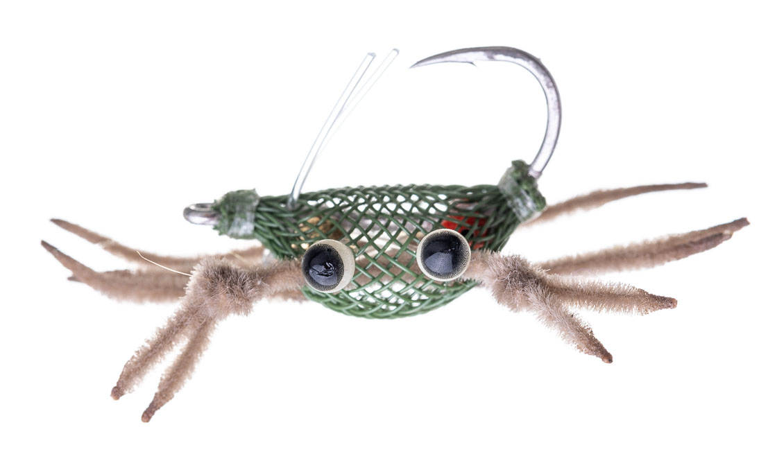 Fishient H2O Mouche d'eau salée - Flexo Crab olive