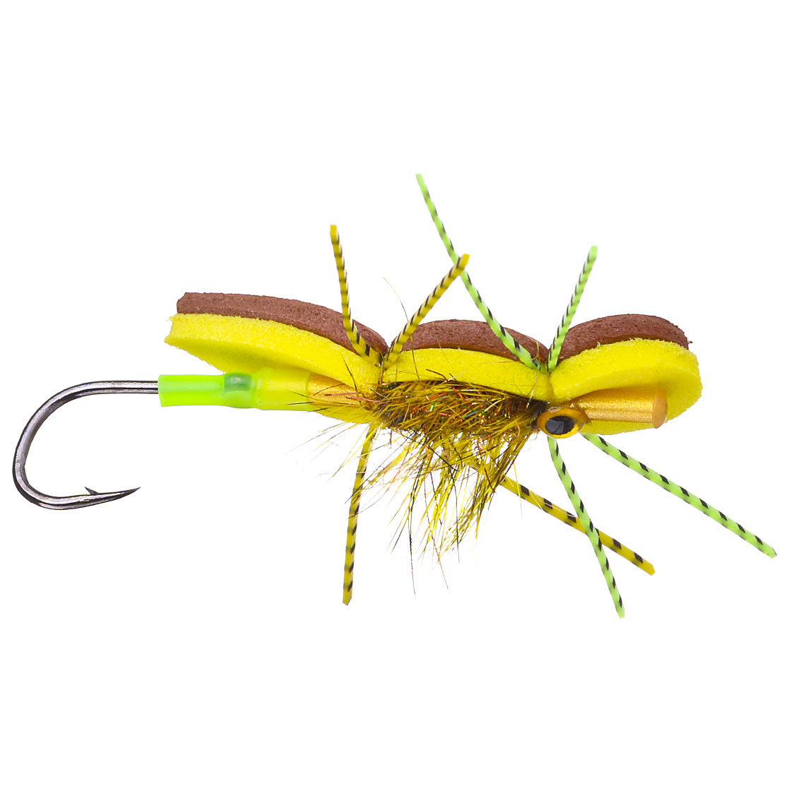 Frödin Flies Mouche tubulaire Foam & Waker Series - Nasty Banana Foam Dry