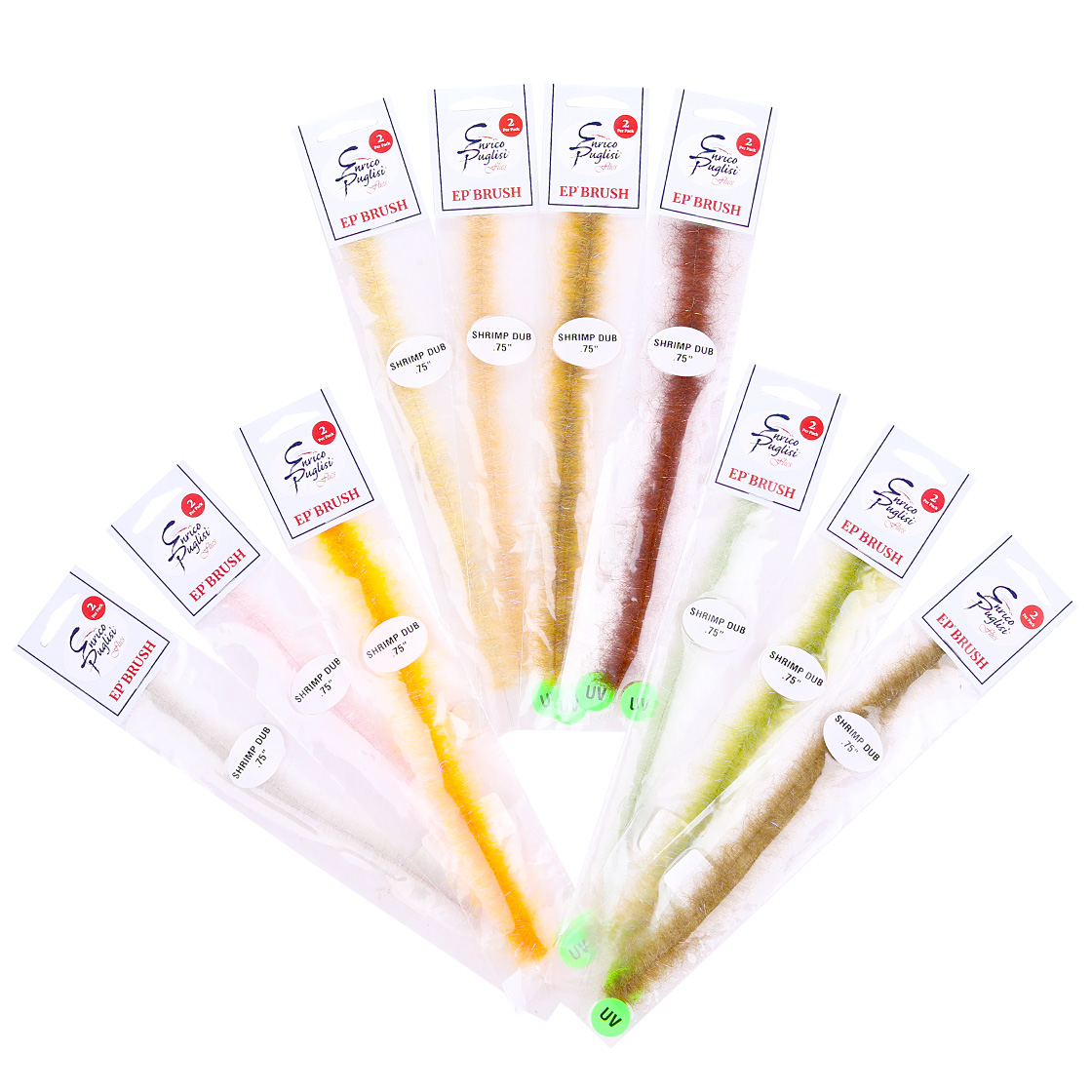 Enrico Puglisi Flies EP® Shrimp Dub Brush 0.75'' (brosse à crevettes)