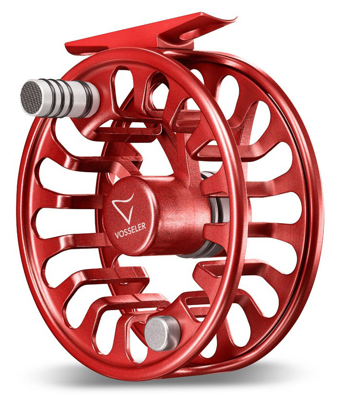 Vosseler Air One moulinets de mouche rouge