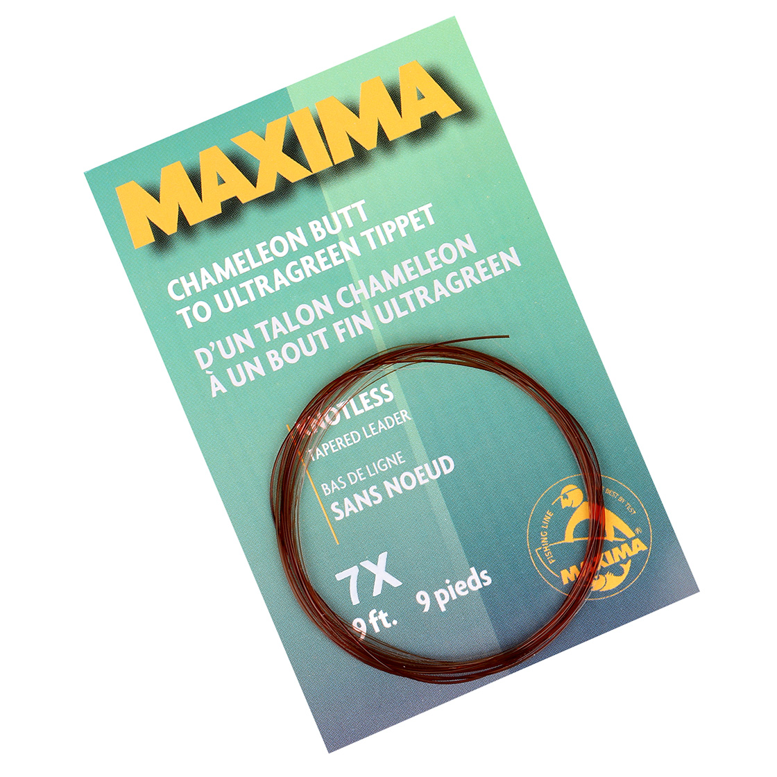 Maxima Knotless Tapered leader 9 ft bas de ligne conique