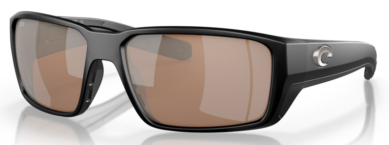 Costa Lunettes polarisantes Fantail Pro - Matte Black (Copper Silver Mirror 580G)