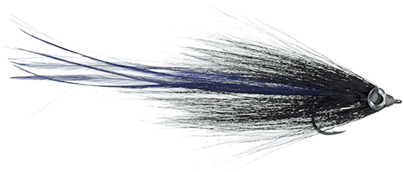 MFC Stryker's Hollow Bunker Black & Purple Predator Streamer #4/0