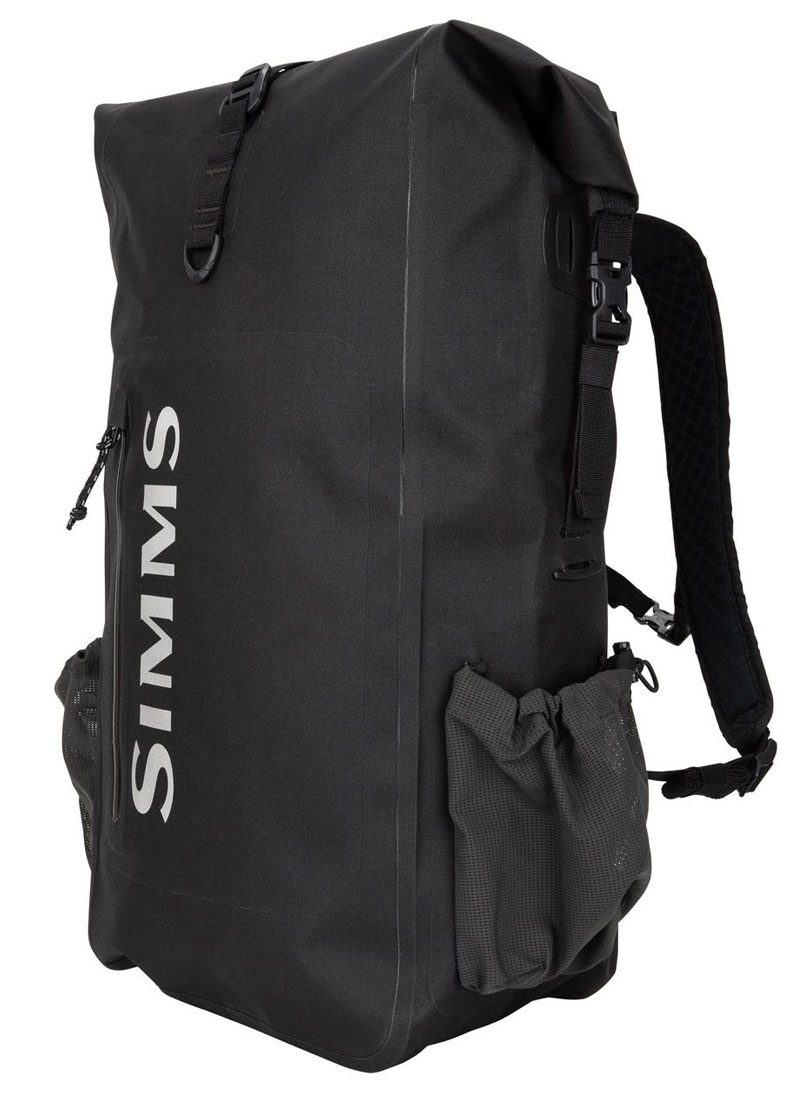 Simms Dry Creek Rolltop Backpack sac à dos noir