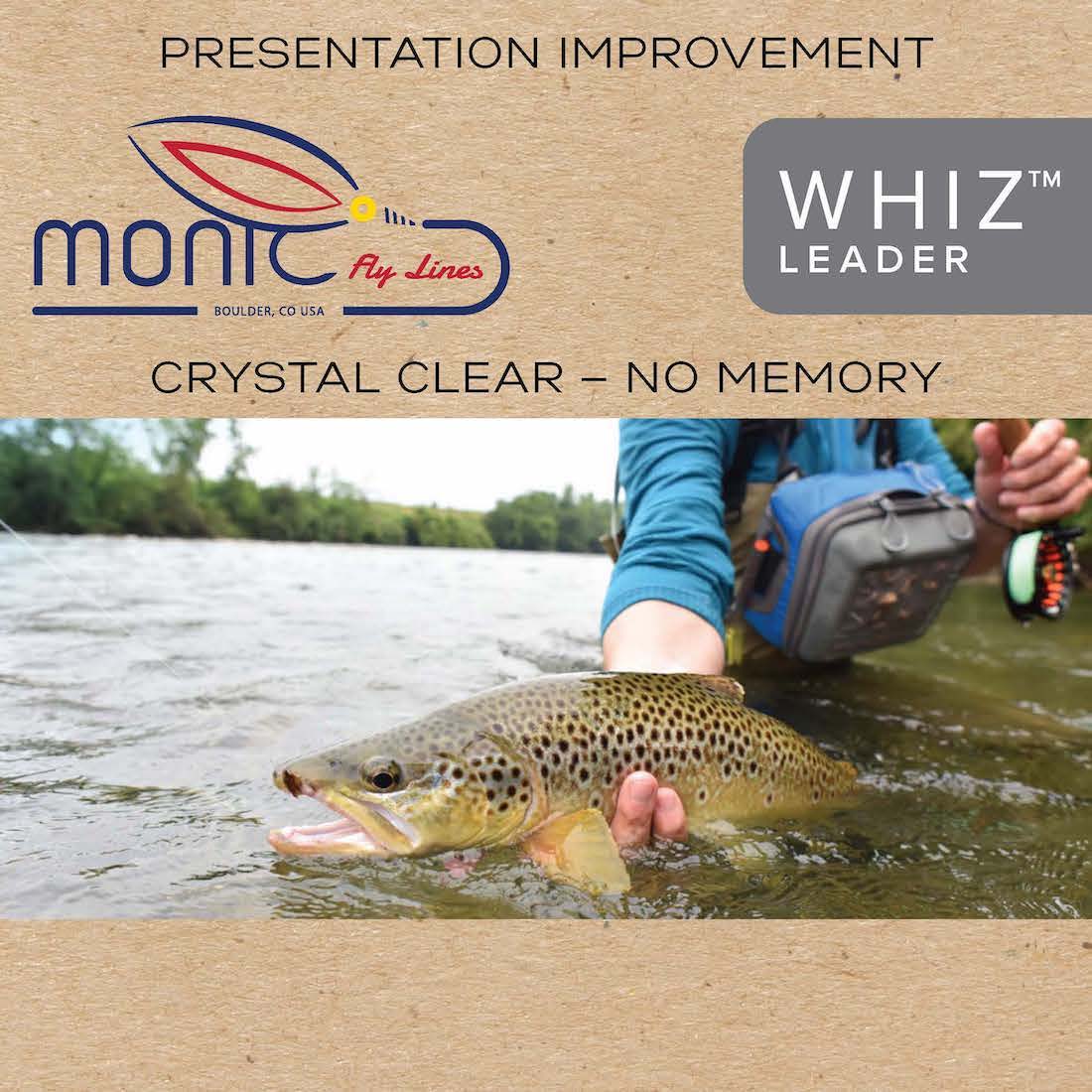 Monic The Whiz Leader 12ft 20lb bas de ligne