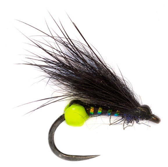 Fulling Mill Crostons's Kick Back Cormorant Buzzer Charteuse Nymphes Barbless