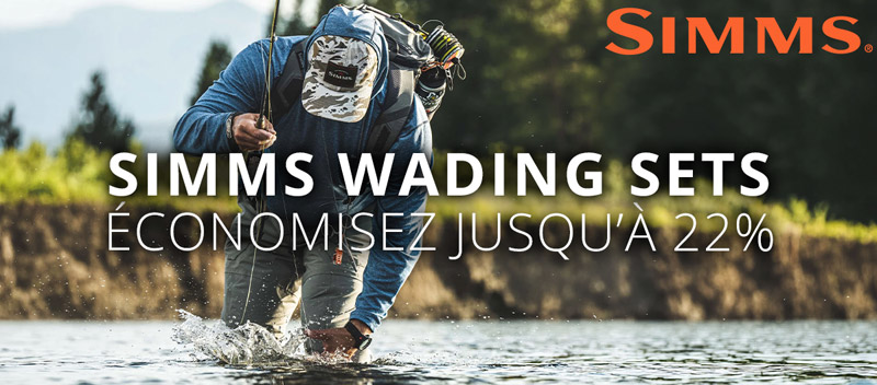 Simms Wading Sets: économisez jusqu'à 22%