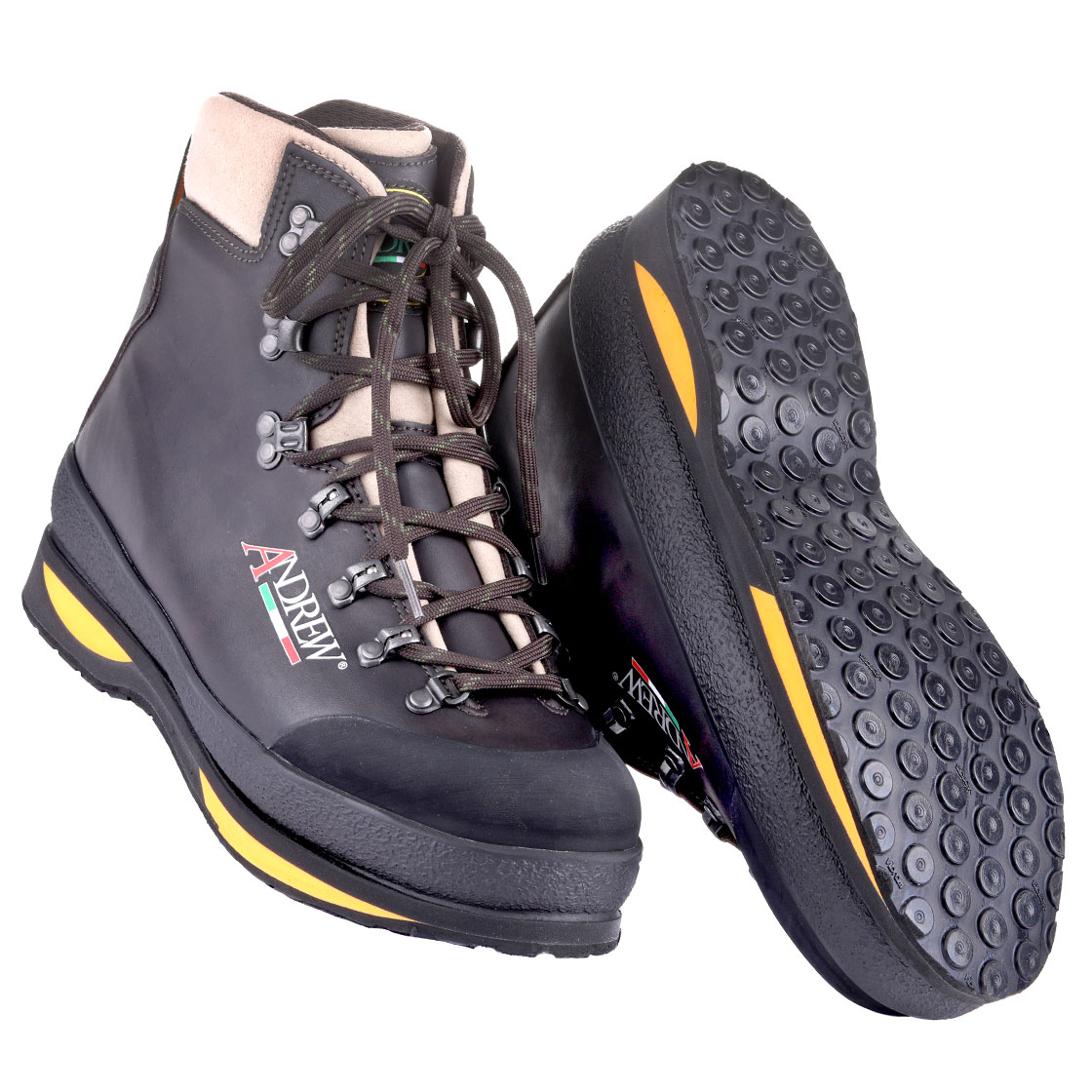 Andrew Fly Edition Vibram chaussures de wading avec semelle en caoutchouc