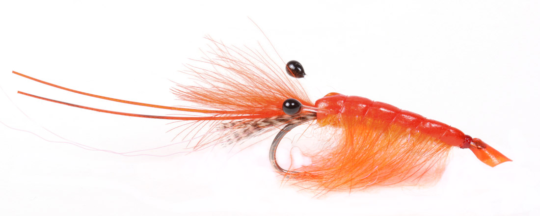 Guideline Mouche à truite de mer Orange CDC Shrimp
